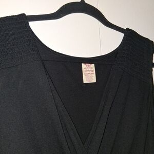 Faded Glory BLACK MIDI Sleeveless Dress 3X(22W-24W)